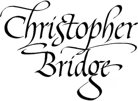 Christopher Name Cursive
